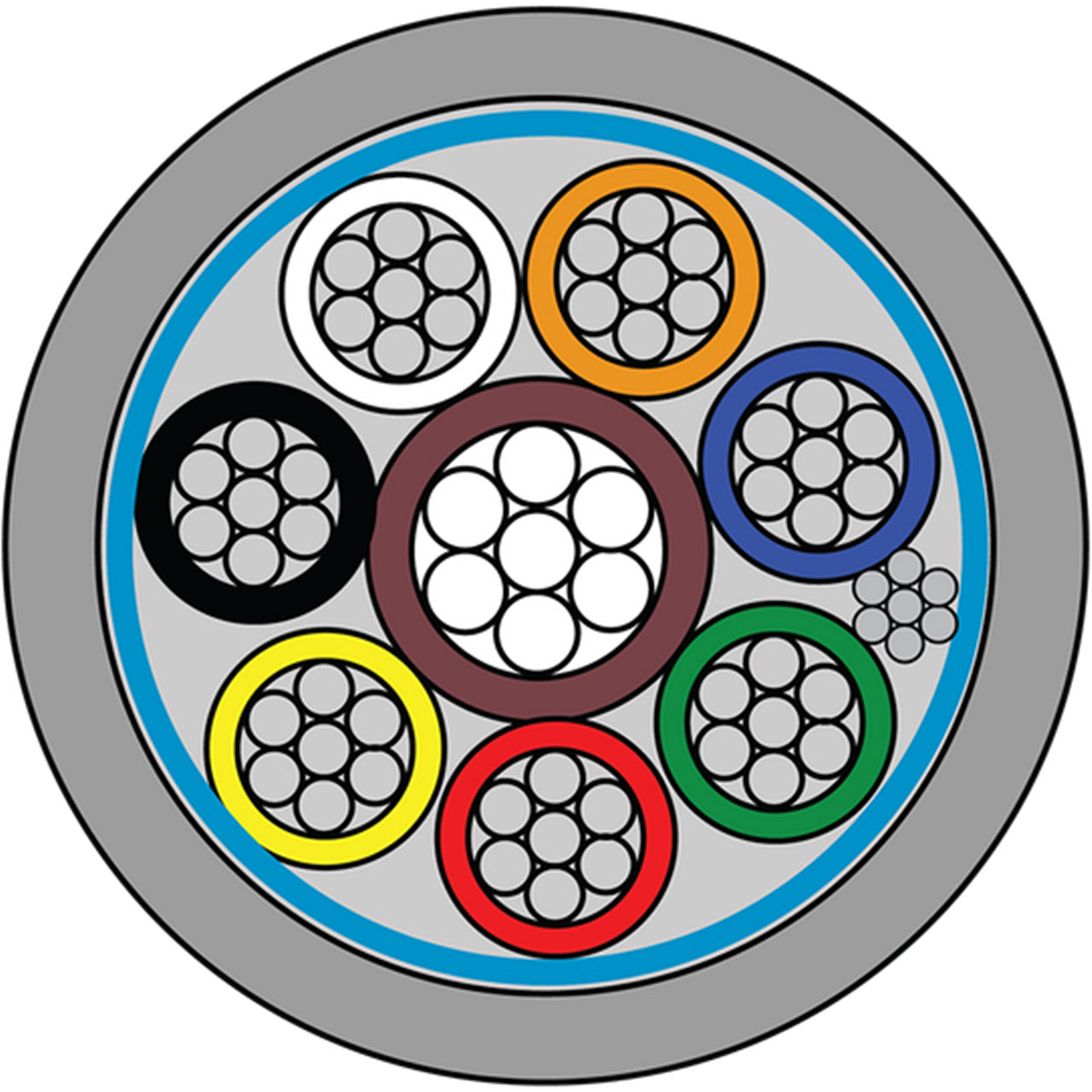 CQR Belden Style 9538 Cable, 8 Multi Core, TYPE 2, Eca, LSF, 100m ...
