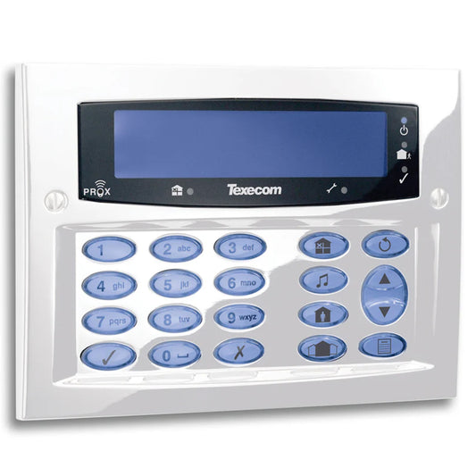 Texecom Wired Premier Elite Keypad with Proximity Tag Reader, Grade 3, Surface