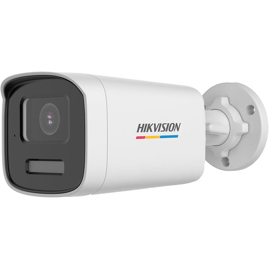 Hikvision 8MP TVI Bullet, 40m Hybrid (ColorVu+IR), Audio