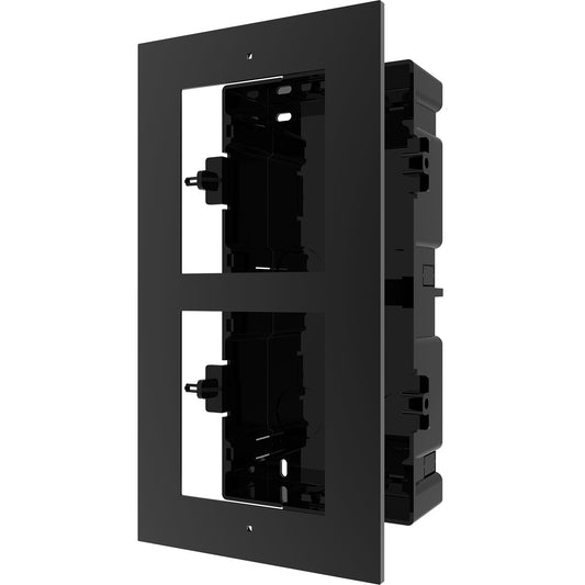 Hikvision Intercom 2 Module Bracket, Black Aluminium, Flush
