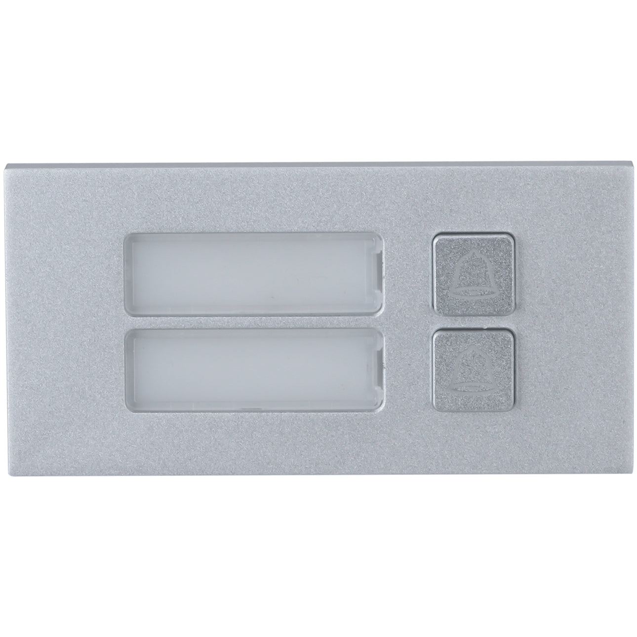 Klear Intercom 2-Button Module, Aluminium – Technomate