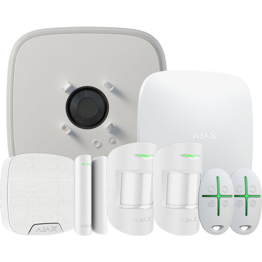 Ajax Superior Kit 20 S, Hub2 + 2 MotionProtectS, 1 DoorProtectS, 2 SpaceControl, 1 StreetSirenDDS, 1 HomeSirenS