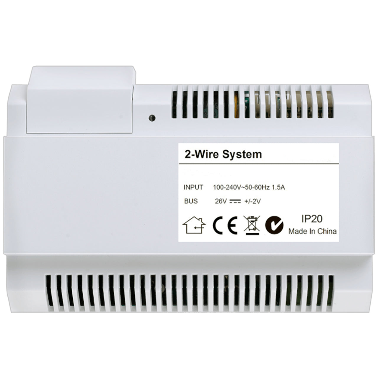 Technomate 2-Wire Intercom Power Supply up to 8 Screens & 1 Outdoor St