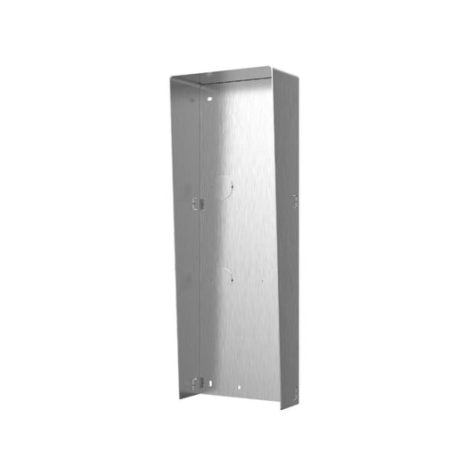 Hikvision Intercom 3 Module Bracket Rain Shield, Stainless Steel, Surface