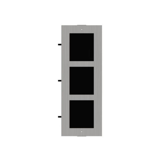 Hikvision Intercom 3 Module Bracket, Stainless Steel, Flush